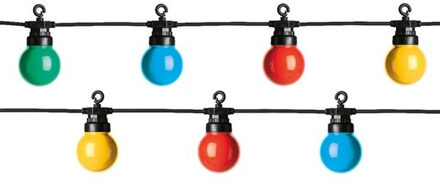 Lumineo Startset met verlengsnoer 20 multi kleur LED bal lampen buiten