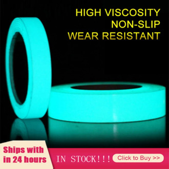 Luminous Fluorescent Night Self-adhesive Glow In The Dark Sticker Tape Safety Security Decoration Warning Tape Kitchen Gadgets