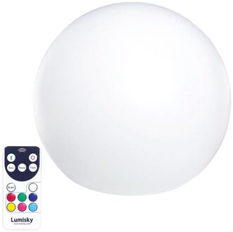 lumisky Oplaadbare Bol Met Multicolor Led Verlichting Ø 40 Cm