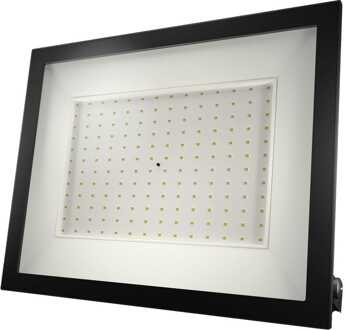 Lumos LED Breedstraler - 150 watt 15.200 Lumen (100lm/W) - 6500K daglicht wit - IP65 waterdicht - LED schijnwerper met kantelbare beugel Zwart