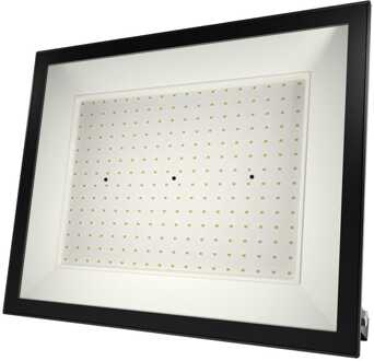 Lumos LED Breedstraler - 200 watt 20.300 Lumen (100lm/W) - 4000K neutraal wit - IP65 waterdicht - LED schijnwerper met kantelbare beugel Zwart