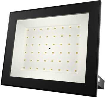 Lumos LED Breedstraler - 50 watt 4770 Lumen (95lm/W) - 6500K daglicht wit - IP65 waterdicht - LED schijnwerper met kantelbare beugel Zwart