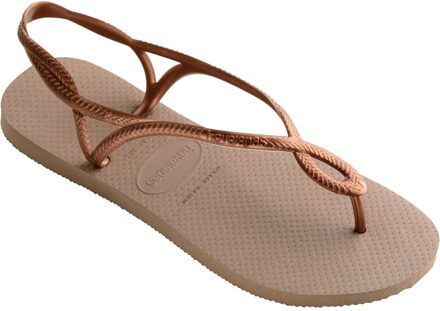 Luna Dames Slippers - Rose Gold - Maat 37/38