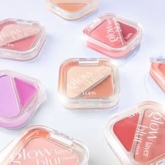 Luna Glow Layer Blur Cheek - 12 Types #01 Peach Shake