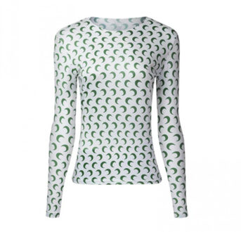 Luna top | groen met lange mouw - maat 40