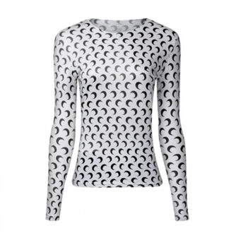 Luna top | zwart met lange mouw - maat 42