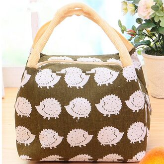 Lunch Bag Cooler Tote Draagbare Geïsoleerde Box Canvas Thermische Koude Voedsel Container School Picknick Voor Mannen Vrouwen Kids Reizen Lunchbox 03