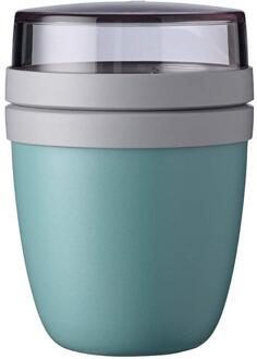 Lunch Cup Creatieve Draagbare Reizen Behoud Kom Gaan Lunchbox Yoghurt Moer Dessert Behoud Beker Servies blauw