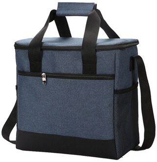 Lunch Tas Hand-Held Isolatie Zak Picknick Isolatie Zak Pendelaars Carry Lunch Gereedschap Voedsel Zak Voor Werk marine blauw