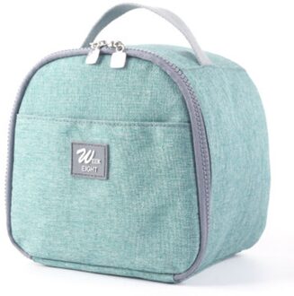 Lunch Tas Lekvrij Geïsoleerde Lunch Container Voedsel Opslag Tote Purse Voor Picknick Strand School Werk groen