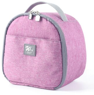 Lunch Tas Lekvrij Geïsoleerde Lunch Container Voedsel Opslag Tote Purse Voor Picknick Strand School Werk Paars
