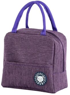 Lunch Tas Warmte Behoud Lunchbox Tas Verdikte Aluminiumfolie Grote Lunch Tas Voor Studenten Op Werk Lunch Tas lucht blauw