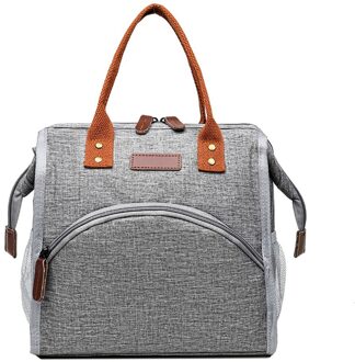 Lunch Tassen Voor Vrouwen Oxford Thermische Zak Eenvoudige Stijl Grote Capaciteit Waterdichte Oxford Lunchbox Outdoor Picknick Tas