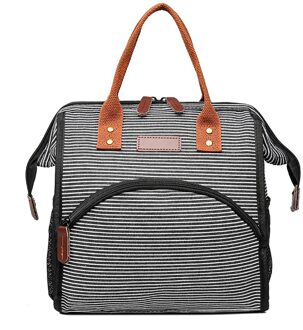 Lunch Tassen Voor Vrouwen Oxford Thermische Zak Eenvoudige Stijl Grote Capaciteit Waterdichte Oxford Lunchbox Outdoor Picknick Tas