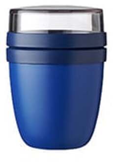 lunchpot ellipse mini - vivid blue Blauw