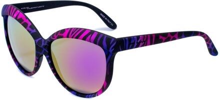 Lunettes de soleil femme Italia Independent 0092-ZEF-017 - maat Paars