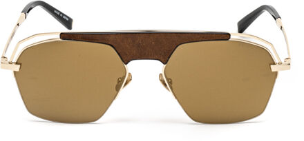 Lunettes de soleil homme Belstaff MAXFORD-DORADO-TAN-W doré ø 57 mm - maat Goud