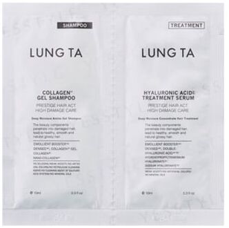 Lung Ta Deep Moisture Amino Gel Shampoo & Concentrate Hair Treatment Trial 10ml x 2