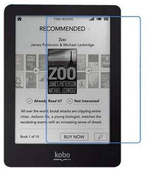 Lunso 2 stuks beschermfolie - Kobo Glo / Glo HD / Touch 2.0 Wit
