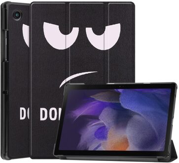 Lunso 3-Vouw sleepcover hoes - Samsung Galaxy Tab A8 (2021) - Don't Touch Meerdere kleuren