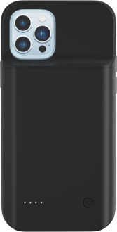 Lunso Battery Power Case hoes - iPhone 13 Pro - 6800 mAh - Zwart