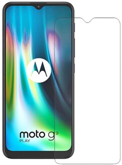 Lunso Beschermglas - Motorola Moto G9 Play Wit