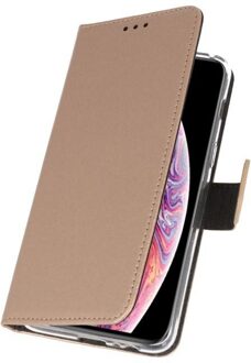Lunso Bookwallet hoes - iPhone XS Max - Goud