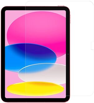 Lunso iPad 10 (2022) Beschermfolie - 2 stuks Full cover Screen protector Wit