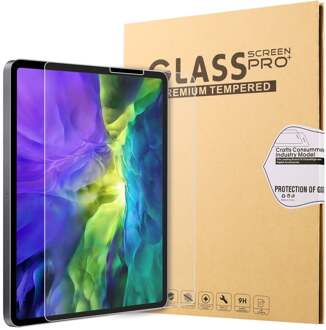 Lunso iPad 10 (2022) Beschermglas - Full cover Screen protector Transparant