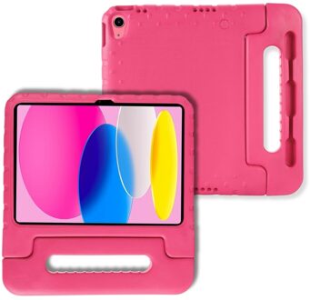 Lunso iPad 11 inch (2025) A16 - EVA Schokbestendige Kinderhoes met handvat - Roze