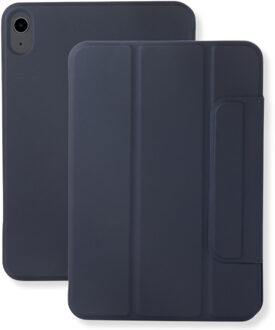 Lunso iPad 11 inch (2025) A16 - Tri-Fold Bookcase hoes - Donkerblauw