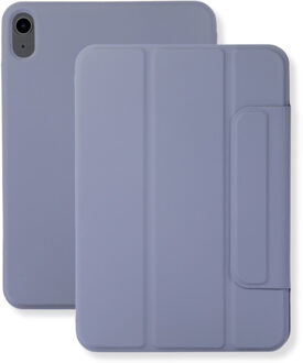 Lunso iPad 11 inch (2025) A16 - Tri-Fold Bookcase hoes - Paars