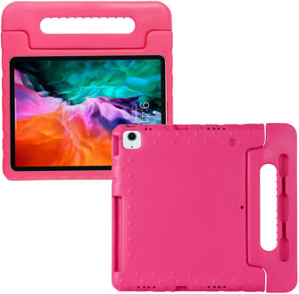 Lunso iPad Air 11 inch (2024/2025) - EVA Schokbestendige Kinderhoes met handvat - Roze