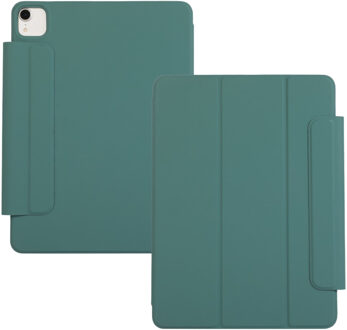 Lunso iPad Air 13 inch (2024/2025) - Tri-Fold Bookcase hoes - Groen