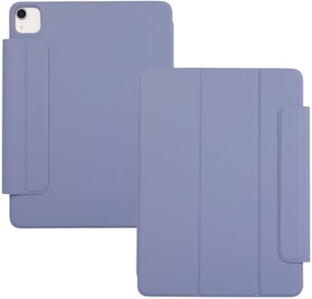 Lunso iPad Air 13 inch (2024/2025) - Tri-Fold Bookcase hoes - Lavendel Paars