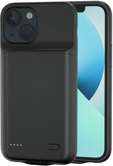 Lunso iPhone 14 hoes - Oplaadcase - 6800 mAh - Zwart