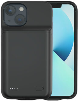 Lunso iPhone 14 Plus hoes - Oplaadcase - 6800 mAh - Zwart