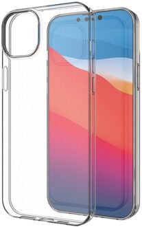 Lunso iPhone 14 Plus - Softcase hoes - Transparant