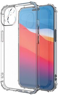 Lunso iPhone 14 - Softcase hoes - Transparant