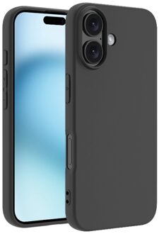 Lunso iPhone 16 Plus hoesje - Ultra dunne Backcover - Zwart