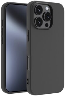 Lunso iPhone 16 Pro hoesje - Ultra dunne Backcover - Zwart