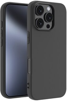 Lunso iPhone 16 Pro Max hoesje - Ultra dunne Backcover - Zwart