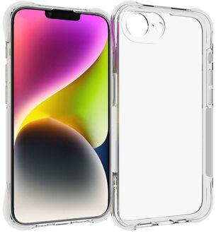 Lunso iPhone 16e - TPU Backcover hoes - Transparant