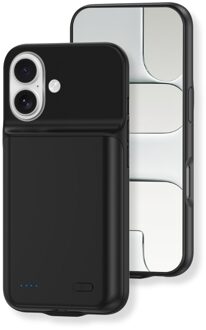 Lunso iPhone 17 case - Powerbank hoesje 7000 mAh - Zwart