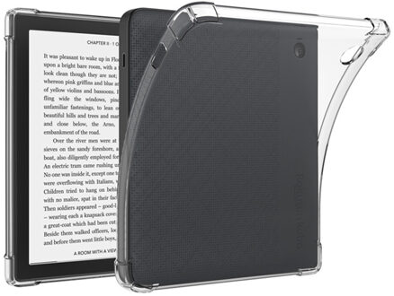 Lunso Kob Libra H20 hoes (7 inch) - TPU Backcover - Transparant