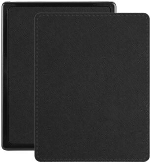 Lunso Kobo Aura edition 1 (6 inch) - Vegan saffiano leren sleepcover hoes - Zwart