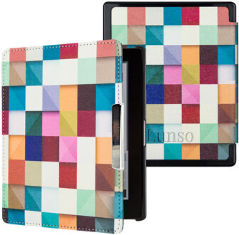 Lunso Kobo Aura Edition 1 hoes (6 inch) - sleepcover - Blokken Meerdere kleuren