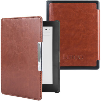 Lunso Kobo Aura Edition 1 hoes (6 inch) - sleepcover - Bruin