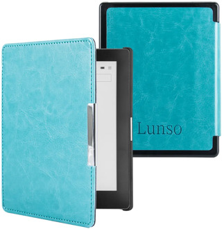 Lunso Kobo Aura Edition 1 hoes (6 inch) - sleepcover - Lichtblauw