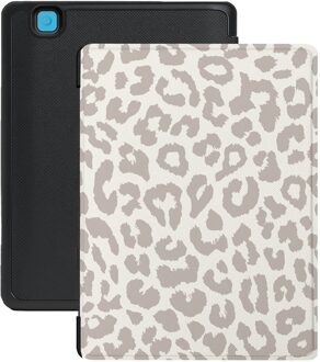 Lunso Kobo Aura Edition 2 hoesje (6 inch) - Vegan Saffiano Leren Sleep Cover - Calm Serengeti Wit